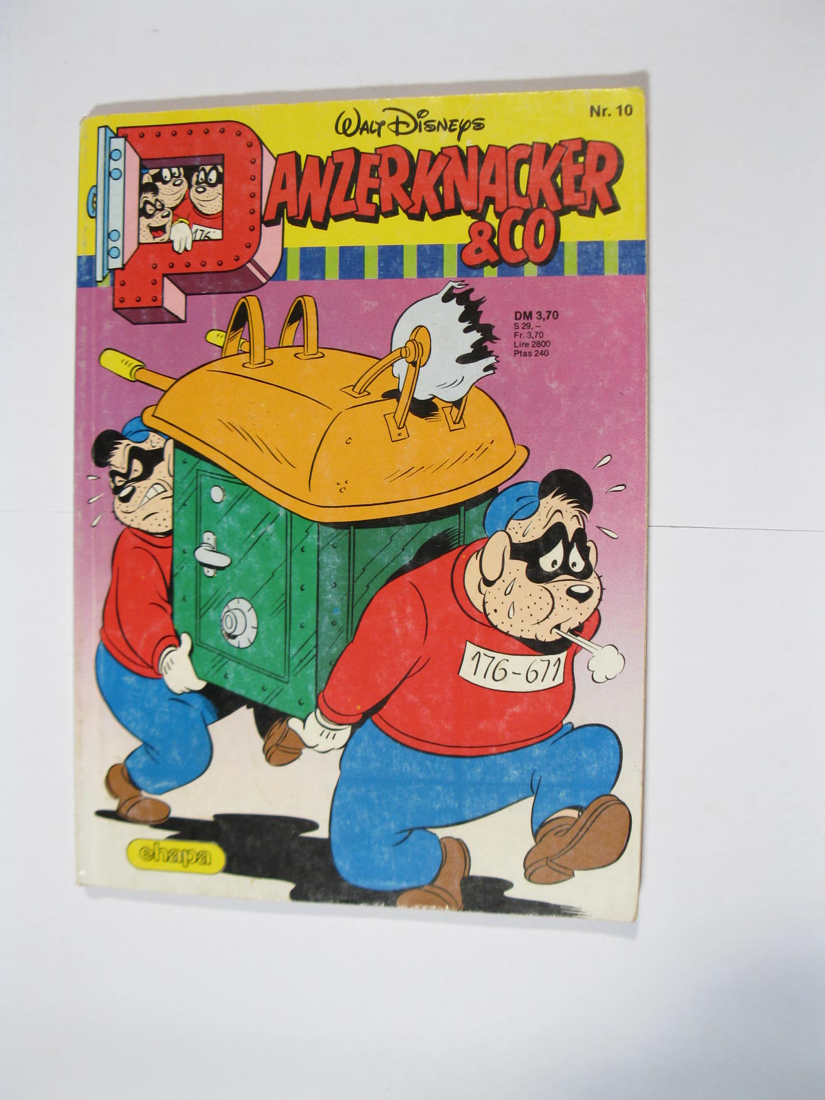 Panzerknacker & Co Taschenbuch Nr. 10 Ehapa Vlg. im Zustand (2). 100505 Panzerknacker & Co Taschenbuch Nr. 10 Ehapa Vlg. im Zustand (2). 100505