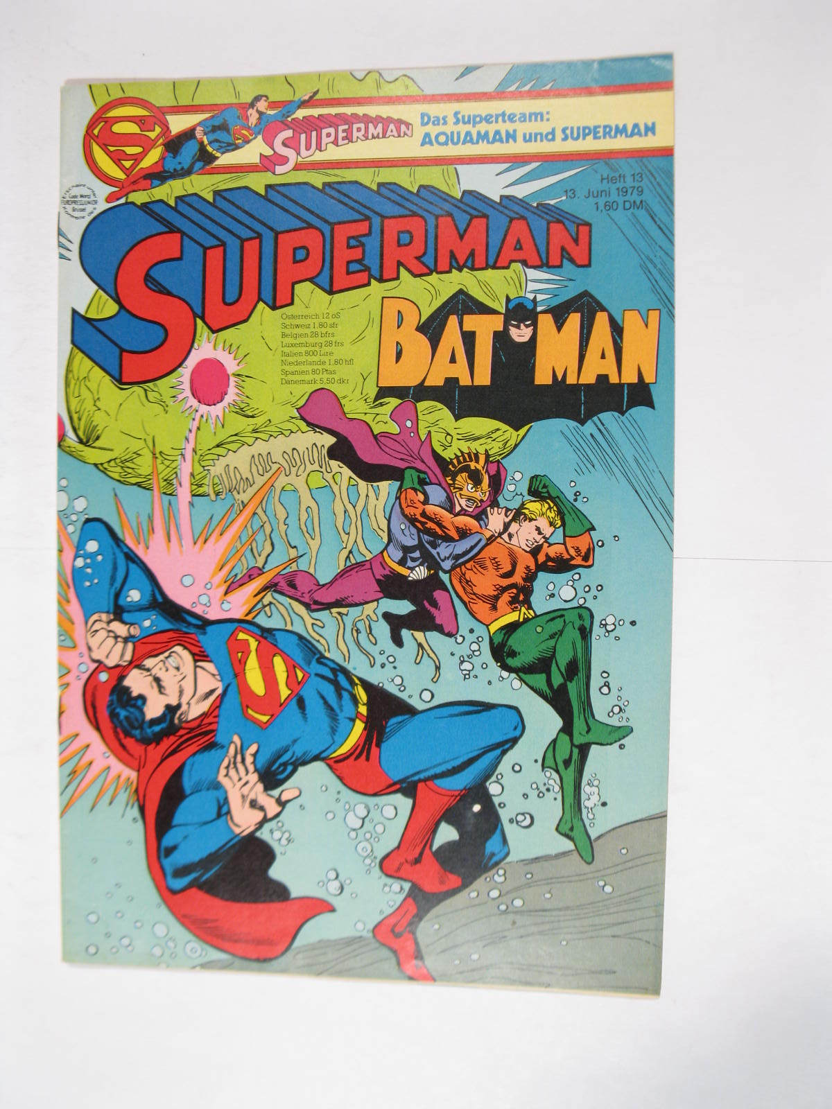 Superman Comic 1979/13 Ehapa im Zustand (1/1-2). 114115 Superman Comic 1979/13 Ehapa im Zustand (1/1-2). 114115