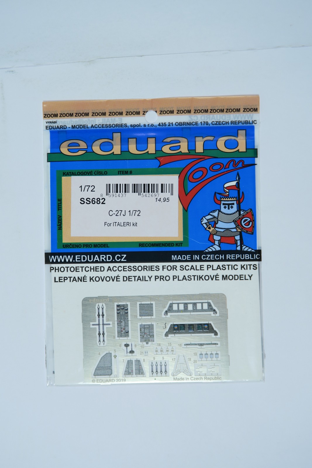 Eduard SS682 Ätzteile für Italeri kit C-27 J  1/72 z1343