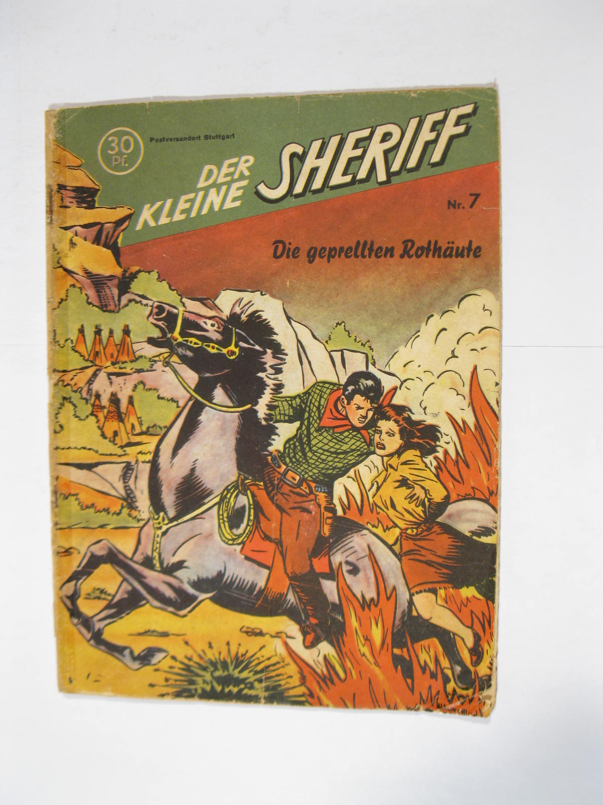 Kleine Sheriff Nr. 7 Mondial Vlg. im Zustand (3 T). 111743 Kleine Sheriff Nr. 7 Mondial Vlg. im Zustand (3 T). 111743