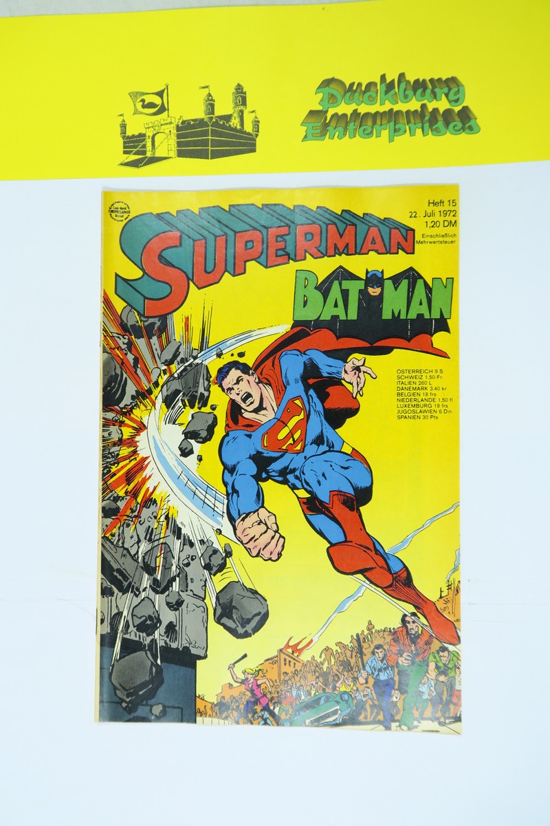 Superman Comic 1972/15  Ehapa im Zustand (2/2-3). 162299
