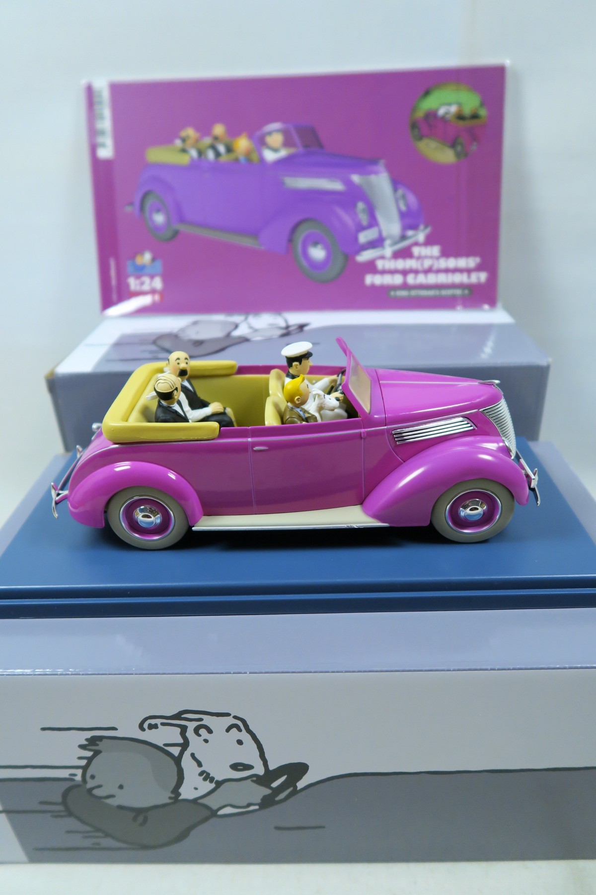 Tim & Struppi Tintin Auto 1/24 Schul(t)zes Ford Cabriolet Moulinsart 29965 Tim & Struppi Tintin Auto 1/24 Schul(t)zes Ford Cabriolet Moulinsart 29965