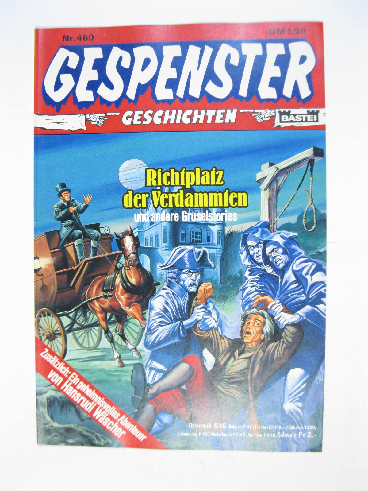 Gespenster Geschichten Nr. 460  Wäscher Bastei im Z (1-2). 127771