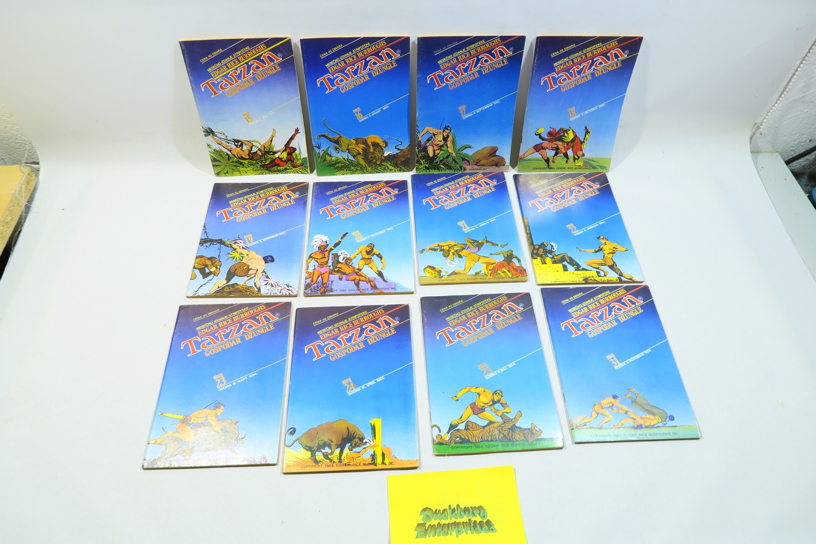 12x jugoslawische Tarzan Comics 1983-1984 Stripoteke 161729 12x jugoslawische Tarzan Comics 1983-1984 Stripoteke 161729