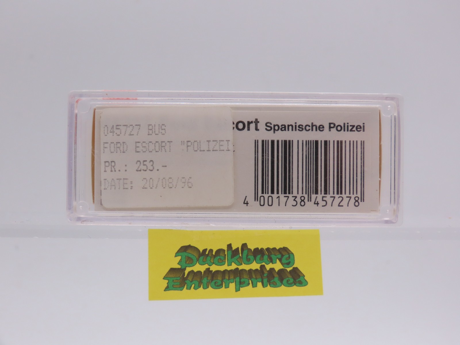 Busch 45727 Ford Escort spanische Polizei weiß in OVP 1:87 187817
