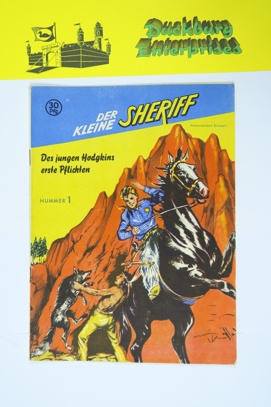 kleine Sheriff Nr. 1 Mondial Verlag im Zustand (1-2/2). 145747 kleine Sheriff Nr. 1 Mondial Verlag im Zustand (1-2/2). 145747