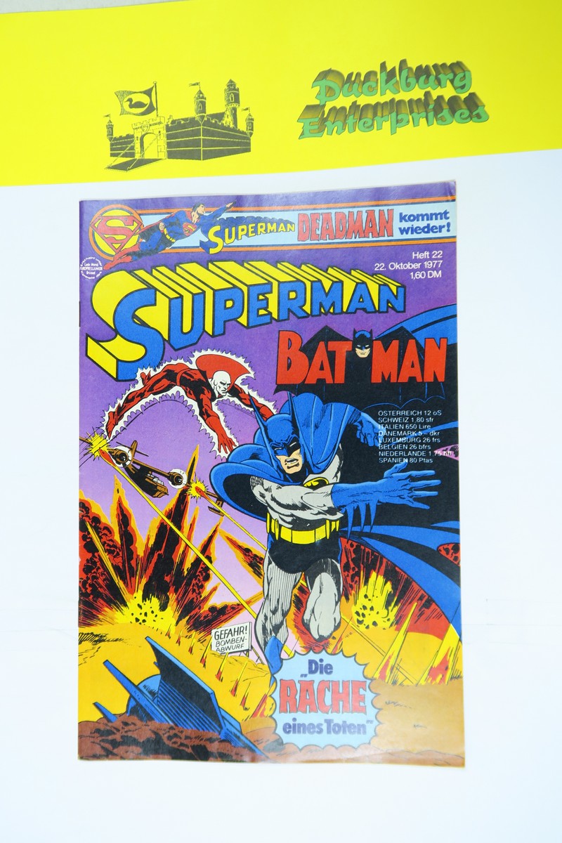 Superman Comic 1977/22 Ehapa im Zustand (1/1-2). 162391 Superman Comic 1977/22 Ehapa im Zustand (1/1-2). 162391
