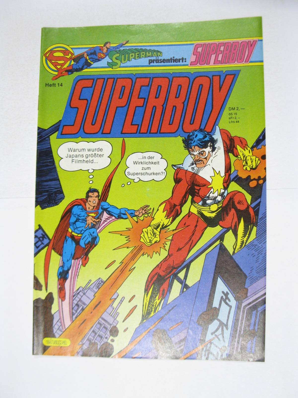 Superboy Nr. 14 Ehapa im Zustand (1/1-2). 124097 Superboy Nr. 14 Ehapa im Zustand (1/1-2). 124097