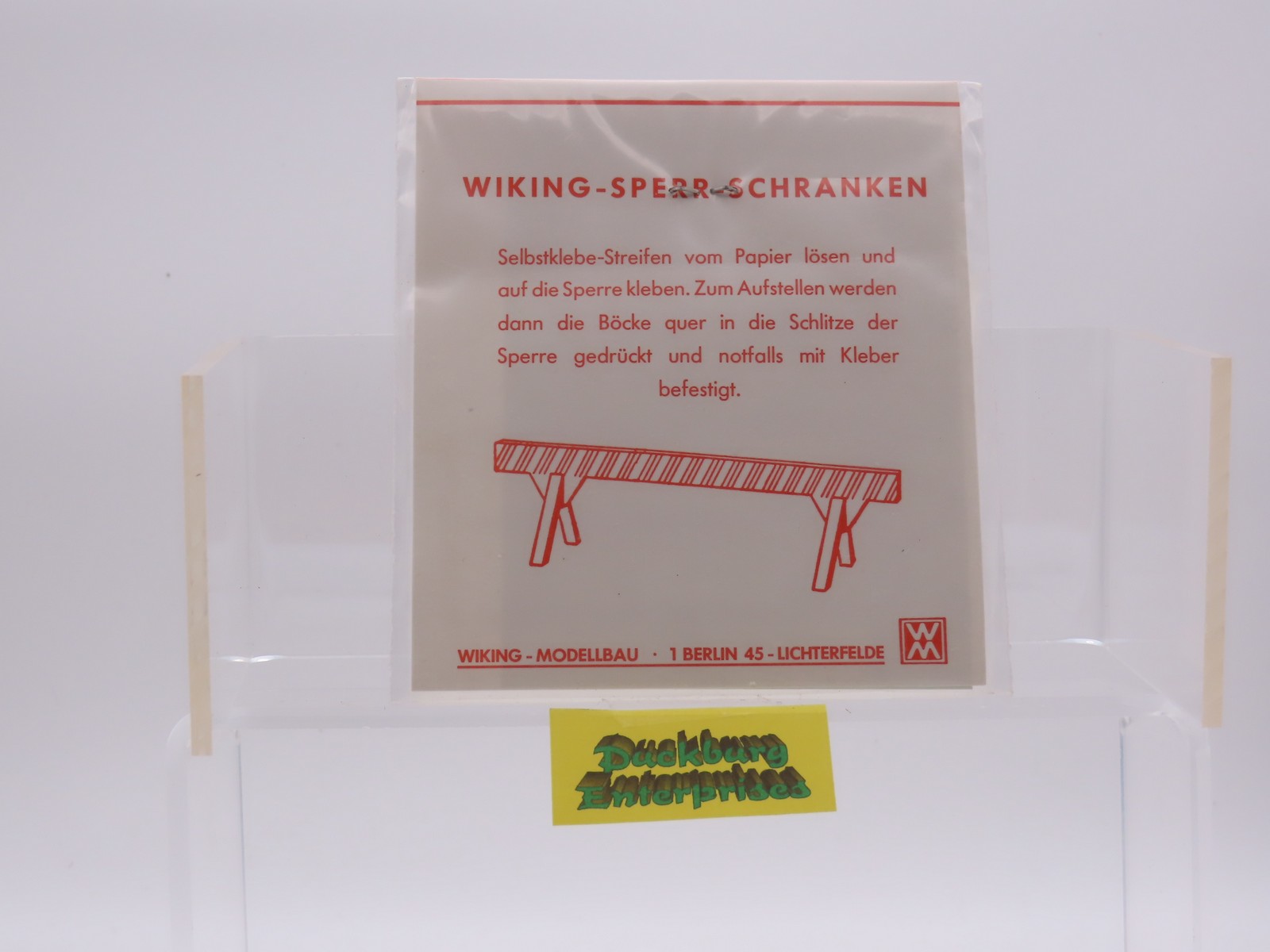 Wiking 1200 Zubehör Sperr-Schranken für Baustellen in OVP 1:87 188223