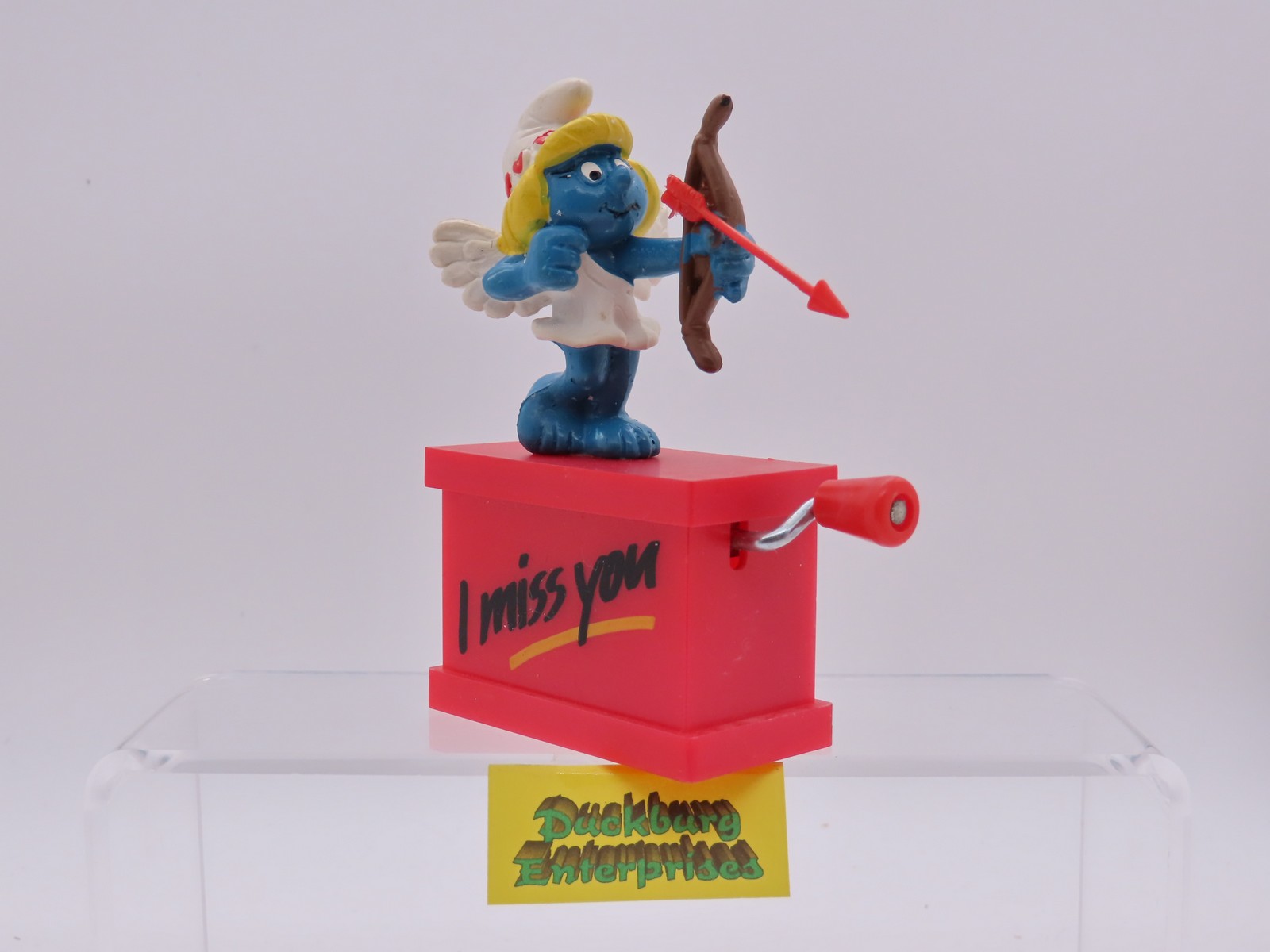 Spieluhr  Love Schlumpfine  smurf musicbox  SCHLEICH schtroumpf 177911