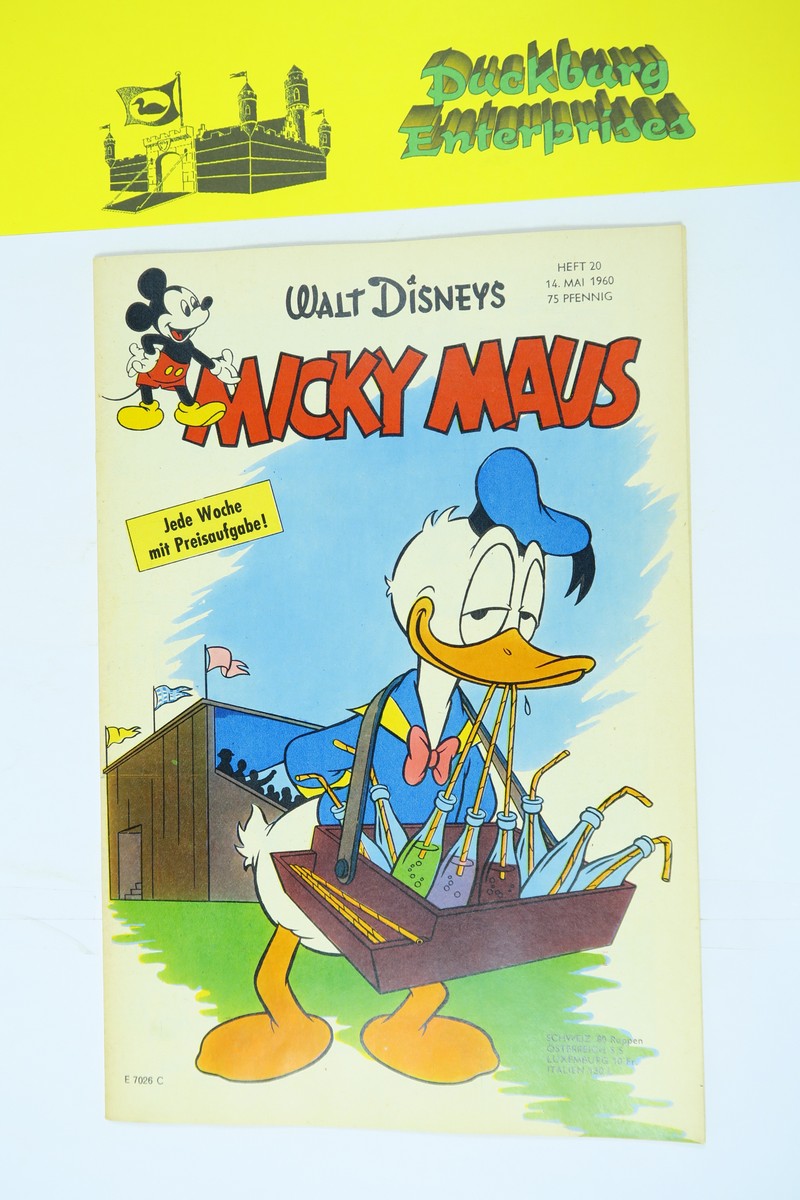 Micky Maus 1960/ 20 vom 14.5.60 Ehapa im Zustand (2). 162761 Micky Maus 1960/ 20 vom 14.5.60 Ehapa im Zustand (2). 162761