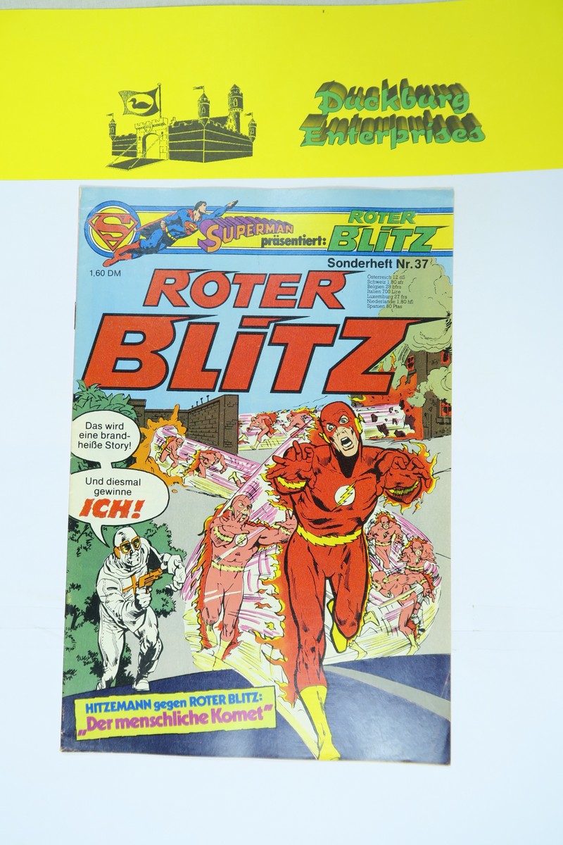 Roter Blitz Sonderheft Nr. 37  Ehapa im Zustand (1-2 oS ). 162167