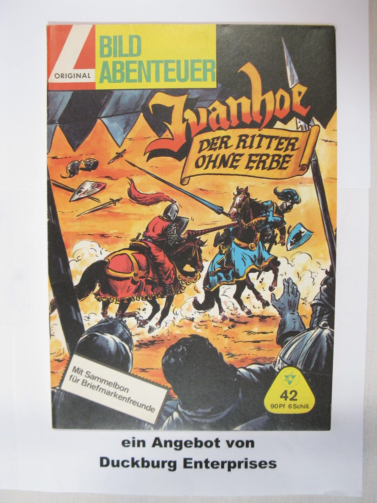 Bild Abenteuer Nr. 42 Ivanhoe Lehning Verlag im Zustand (1-2) 46898 Bild Abenteuer Nr. 42 Ivanhoe Lehning Verlag im Zustand (1-2) 46898