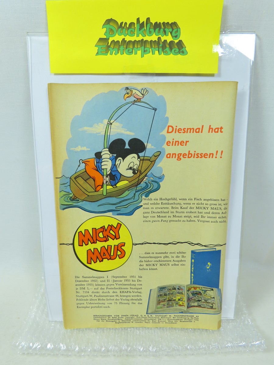 Micky Maus 1953/ 3 vom März 1953   Ehapa im Zustand (2). 199120