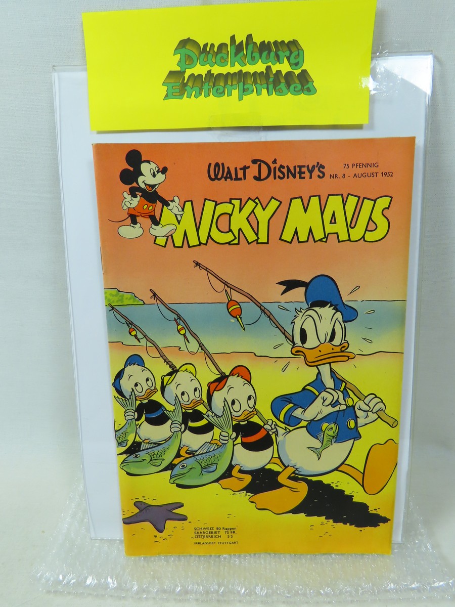 Micky Maus 1952/ 8 vom August 1952 Ehapa im Zustand (?). 199078 Micky Maus 1952/ 8 vom August 1952 Ehapa im Zustand (?). 199078