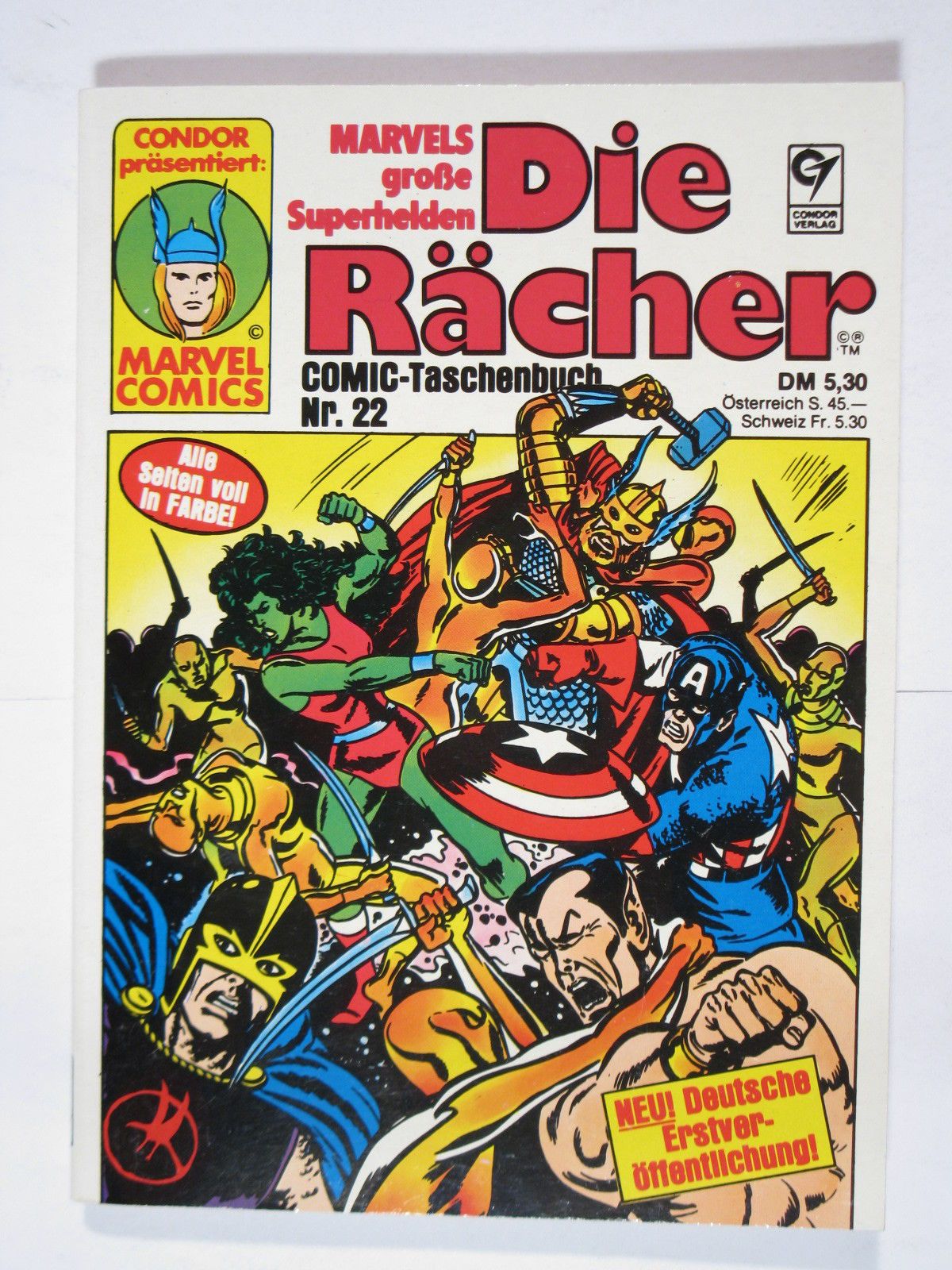 Rächer Nr. 22 Marvel Condor Taschenbuch im Z (0-1). 80391 Rächer Nr. 22 Marvel Condor Taschenbuch im Z (0-1). 80391