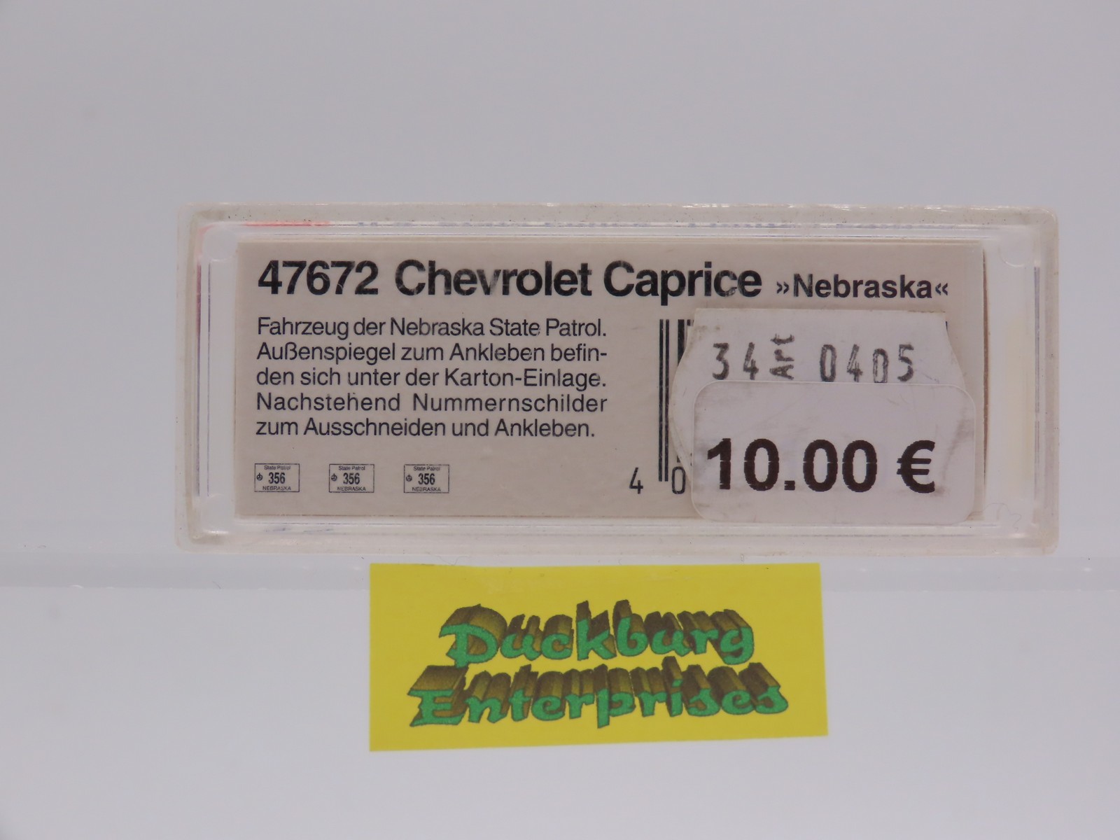 Busch 47672 Chevrolet Caprice US State Police Nebraska weiß in OVP 1:87 187807