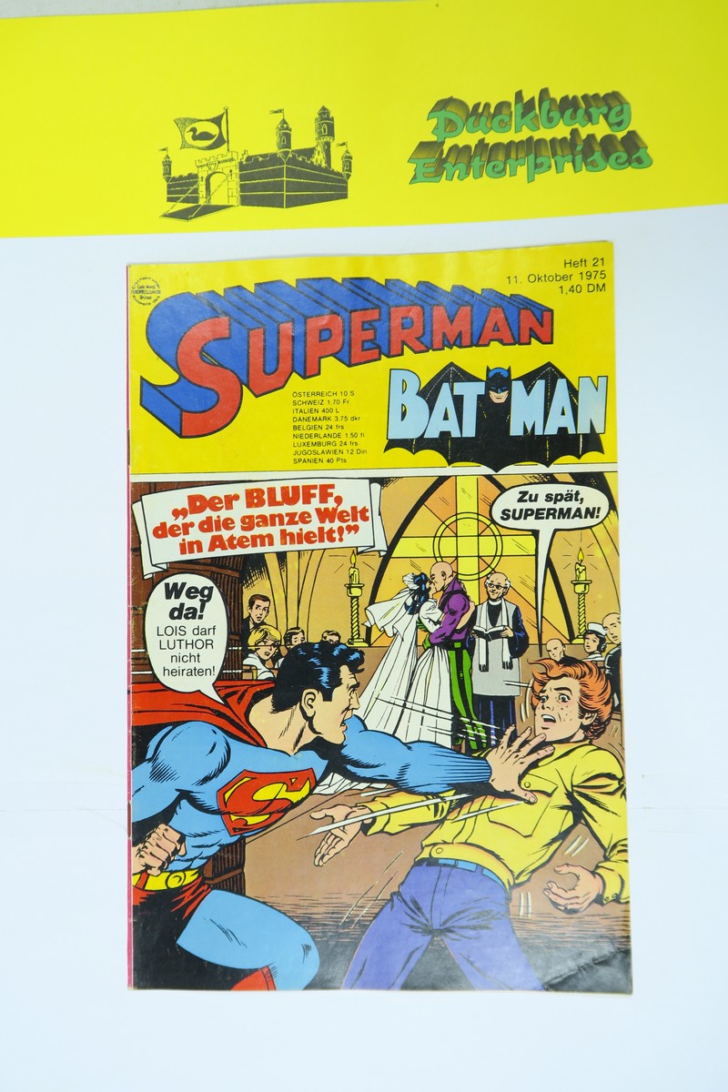 Superman Comic 1975/21 Ehapa im Zustand (1-2/2). 162337 Superman Comic 1975/21 Ehapa im Zustand (1-2/2). 162337
