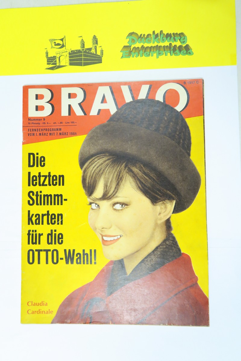Bravo 1964 / 9 vom 7.3.1964 Cardinale Fuchsberger Fuller 159001 Bravo 1964 / 9 vom 7.3.1964 Cardinale Fuchsberger Fuller 159001