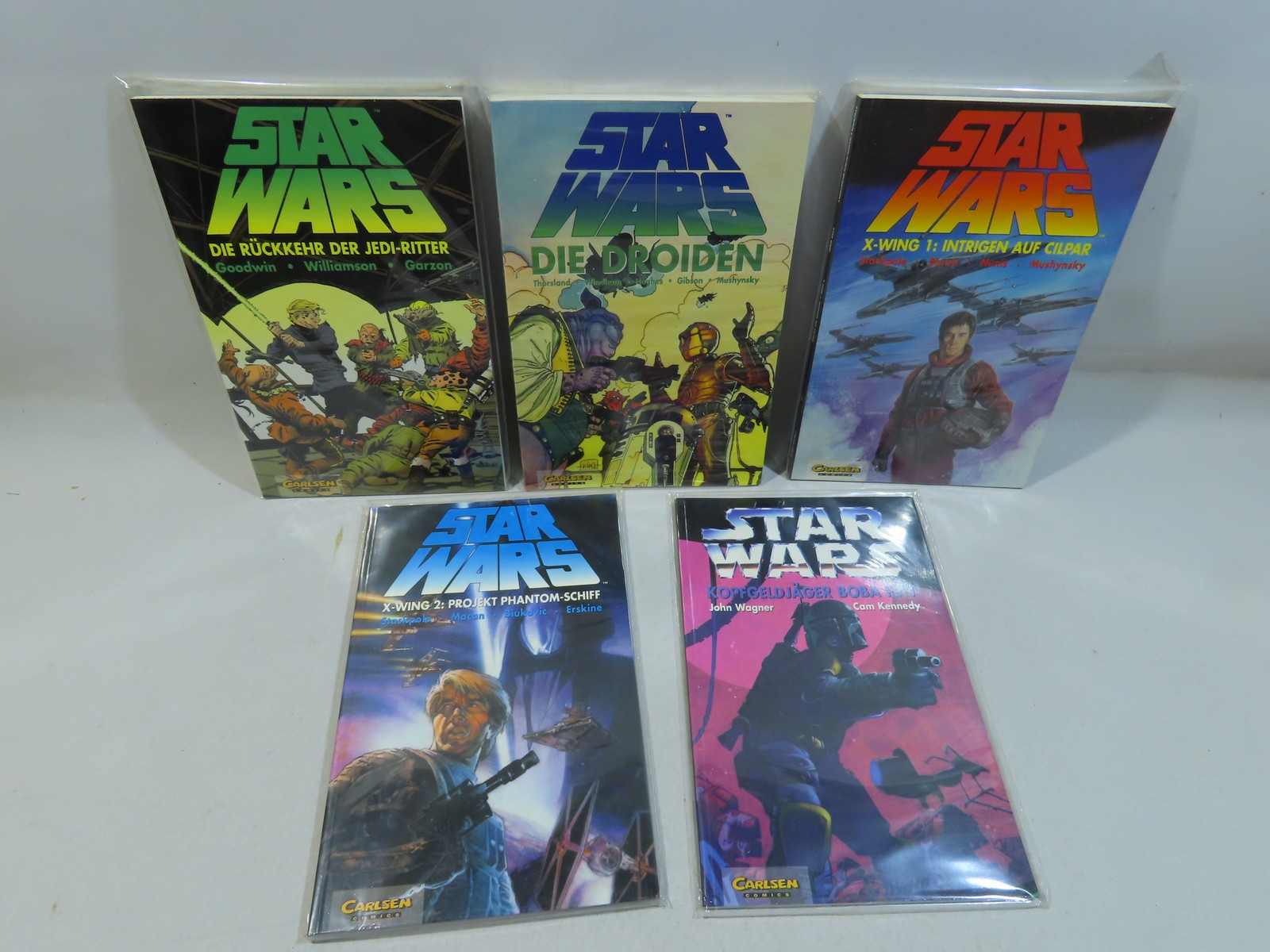 10x Star Wars  Nr. 1-7,11,12,14  zus. Carlsen Verlag   im Zustand (0-1 ). 190305
