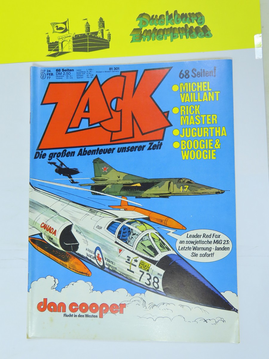 ZACK Comic Nr. 77/ 5 Koralle Vlg. im Zustand (2). 151629 ZACK Comic Nr. 77/ 5 Koralle Vlg. im Zustand (2). 151629