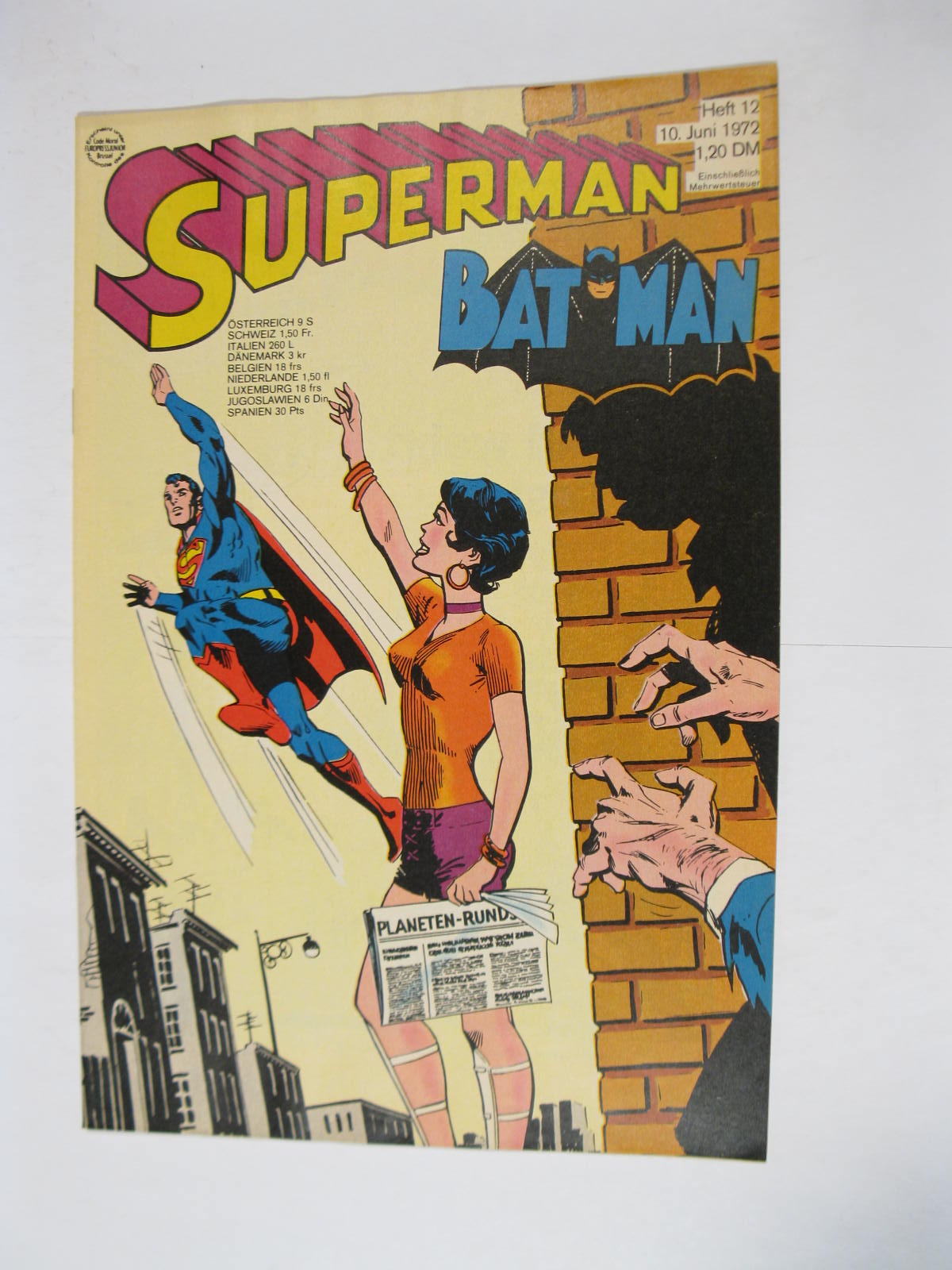 Superman Comic 1972/12  Ehapa im Zustand (1 NZ). 113381