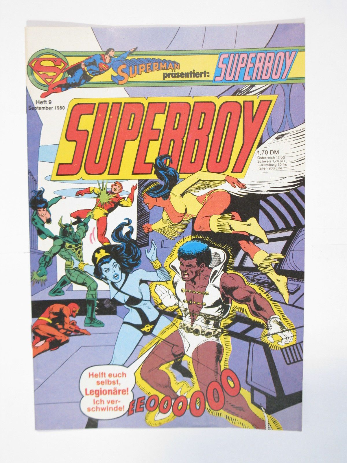 Superboy Nr. 1980/ 9 Ehapa im Zustand (0-1/1). 66403 Superboy Nr. 1980/ 9 Ehapa im Zustand (0-1/1). 66403