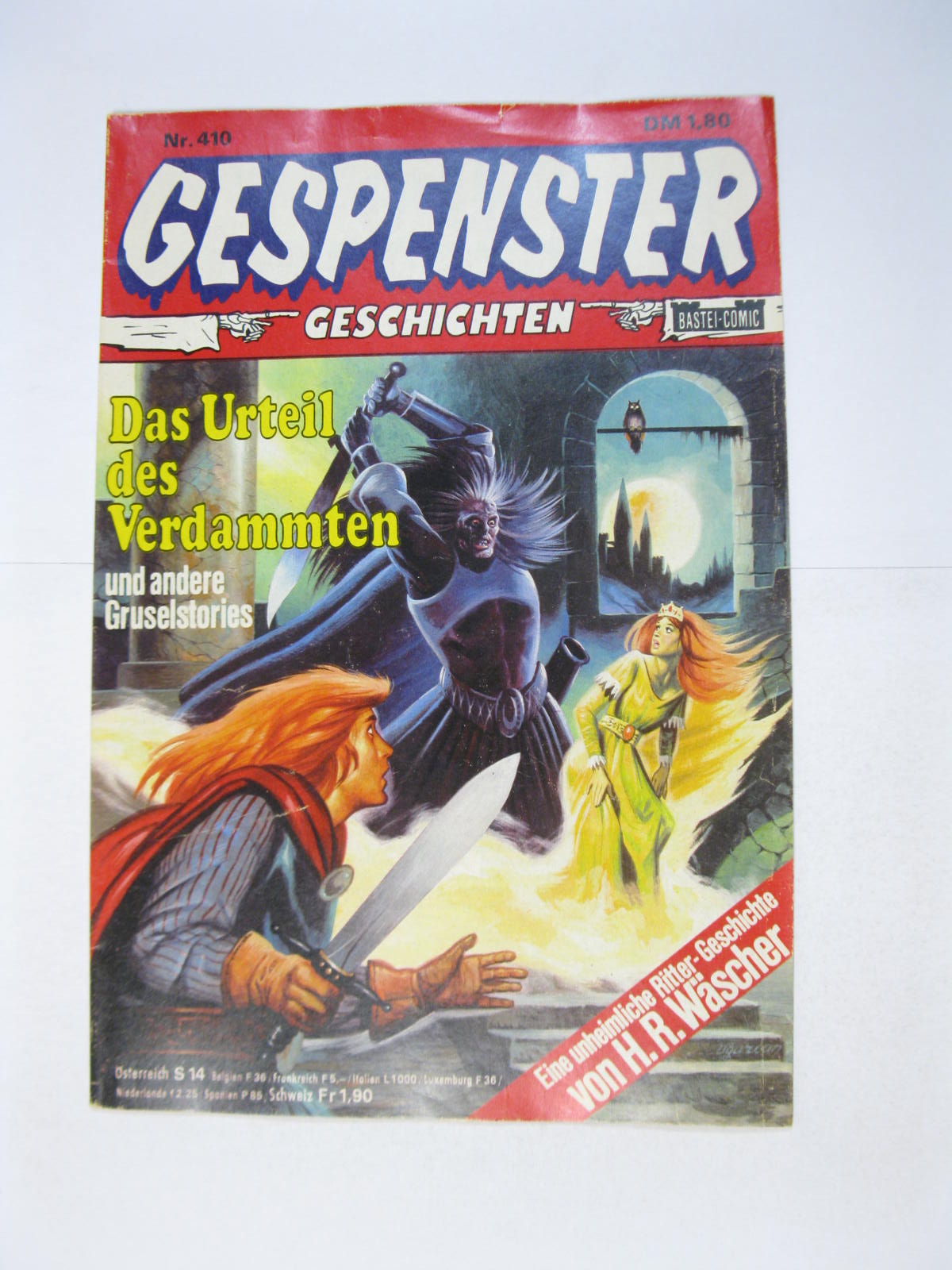 Gespenster Geschichten Nr. 410 Wäscher Bastei im Z (1-2). 127751 Gespenster Geschichten Nr. 410 Wäscher Bastei im Z (1-2). 127751