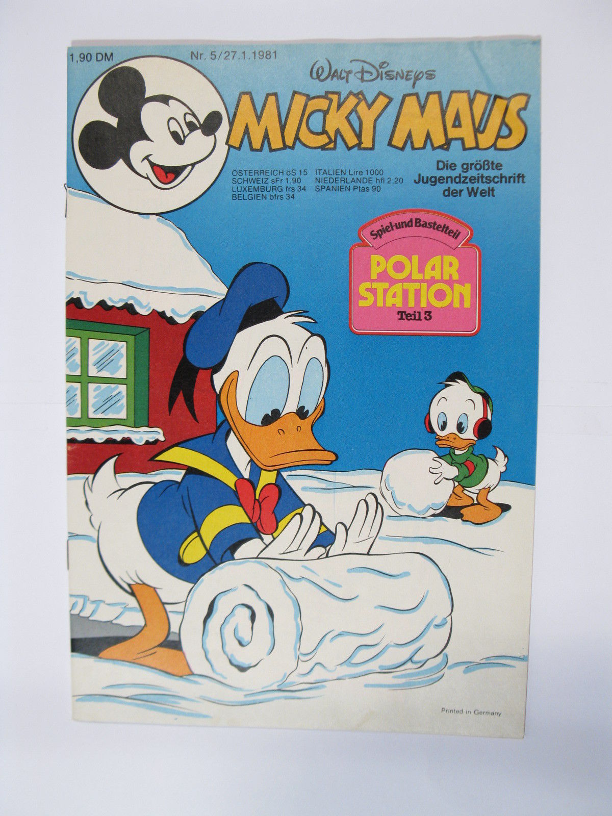 Micky Maus 1981/ 5 Originalheft vom 27.1.81 in Z (1-2) 54647 Micky Maus 1981/ 5 Originalheft vom 27.1.81 in Z (1-2) 54647
