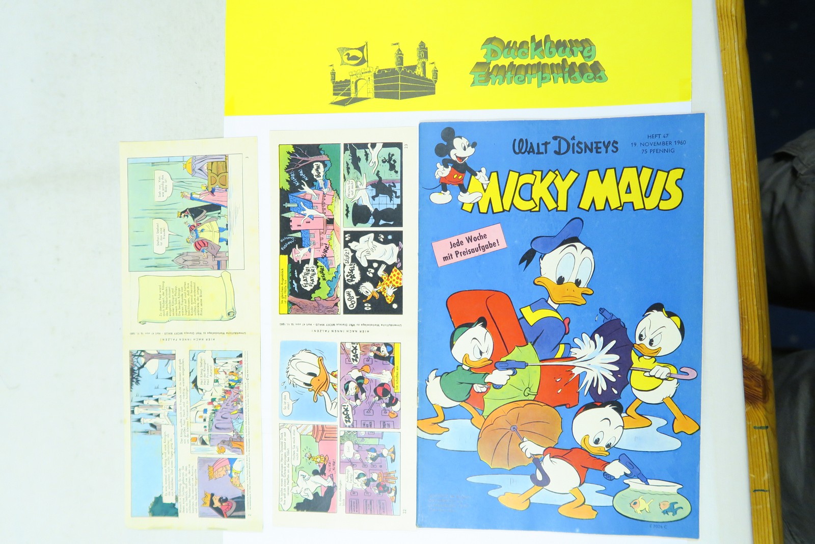 Micky Maus 1960/ 47 vom 19.11.60 Ehapa im Zustand (1-2). 162791 Micky Maus 1960/ 47 vom 19.11.60 Ehapa im Zustand (1-2). 162791