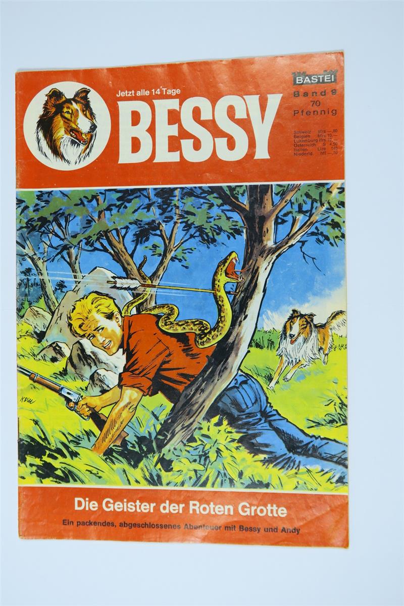 Bessy Comic-Heft Nr. 9 Bastei im Zustand (1-2). 141693 Bessy Comic-Heft Nr. 9 Bastei im Zustand (1-2). 141693