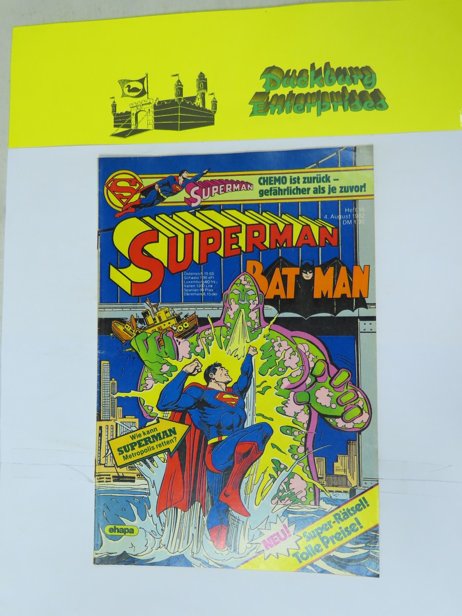 Superman Comic 1982/16 Ehapa im Zustand (2). 158231 Superman Comic 1982/16 Ehapa im Zustand (2). 158231