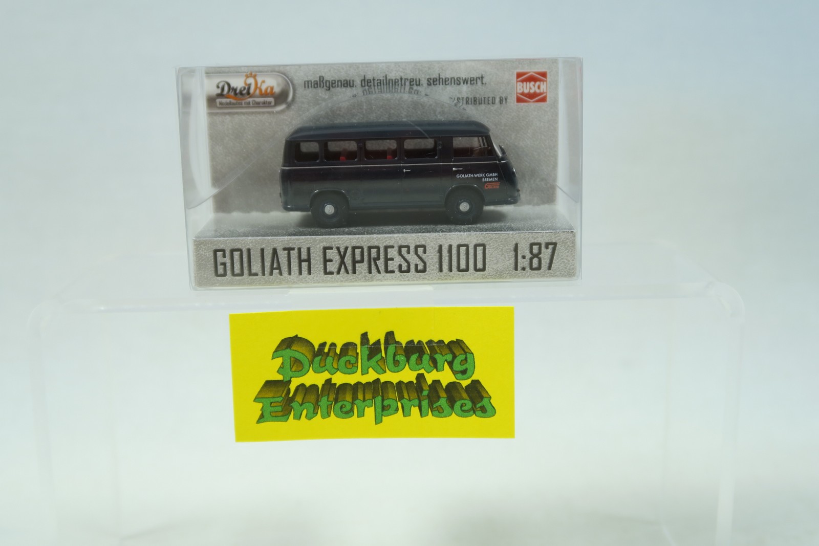 Busch 1:87 PKW 94120 Goliath Express 1100 Kombi Bremen Dreika in OVP 169571 Busch 1:87 PKW 94120 Goliath Express 1100 Kombi Bremen Dreika in OVP 169571