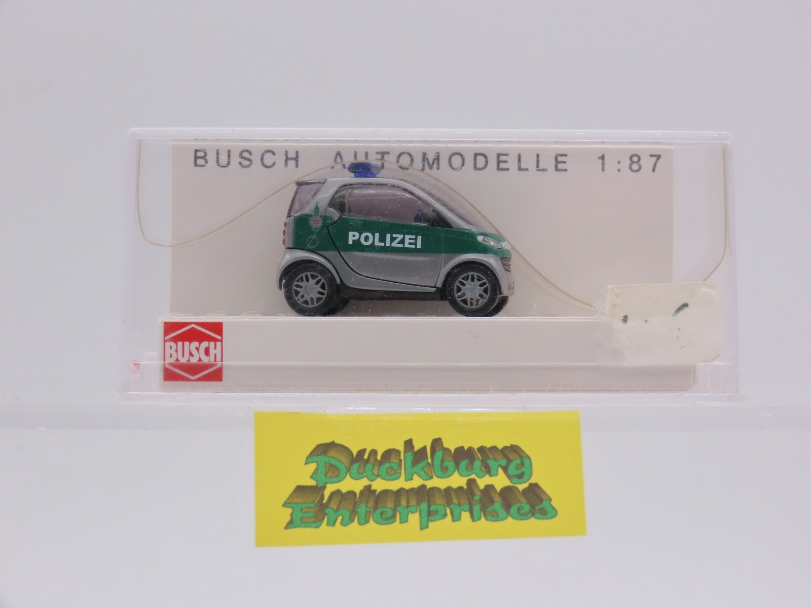 Busch 48910 Smart City Coupe Polizei Hamburg grün silber in OVP 1:87 187809 Busch 48910 Smart City Coupe Polizei Hamburg grün silber in OVP 1:87 187809