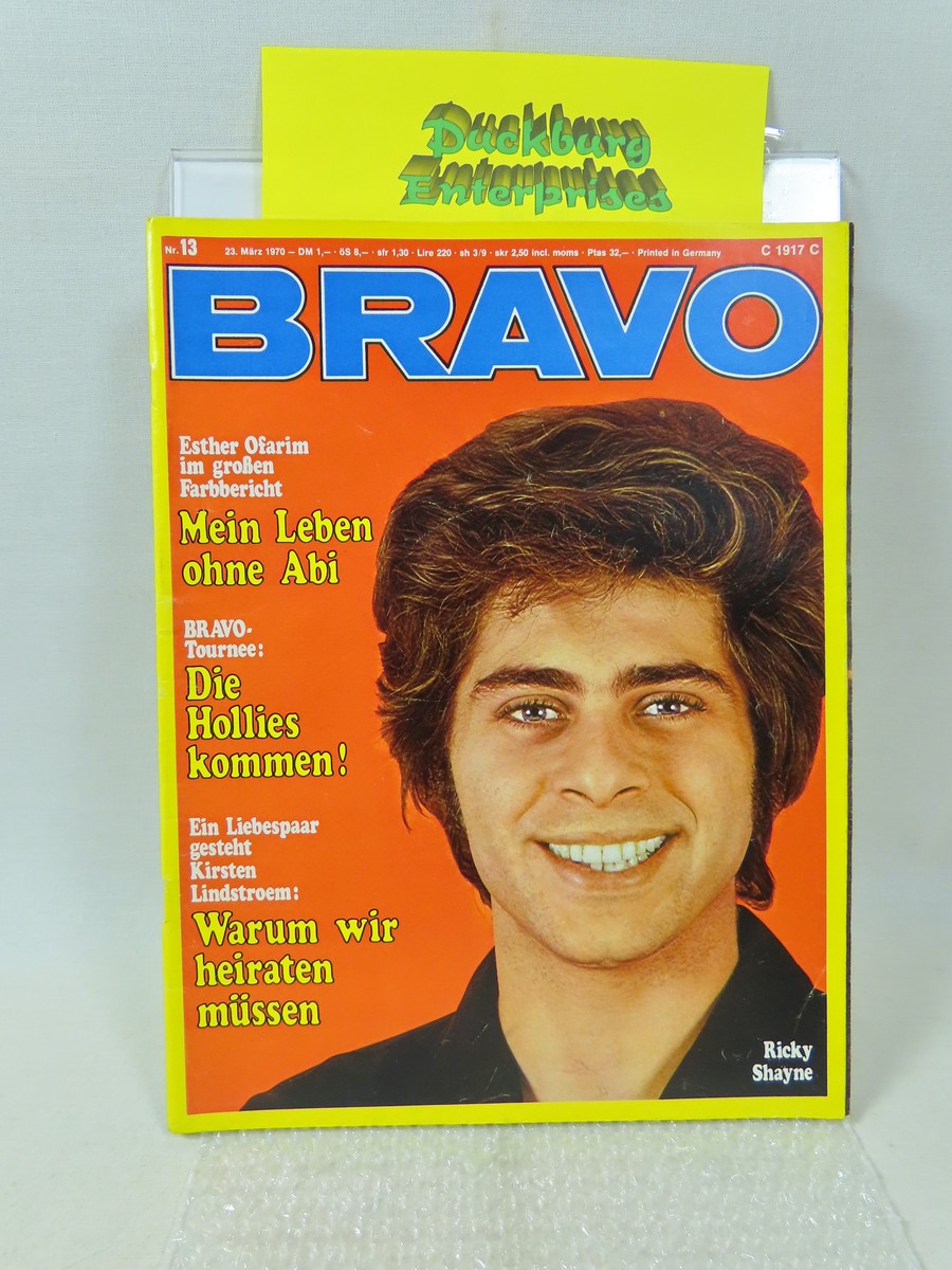 Bravo 1970 /13 vom 23.3.1970 Shayne, Connors, Led Zeppelin, Lee Majors 159409 Bravo 1970 /13 vom 23.3.1970 Shayne, Connors, Led Zeppelin, Lee Majors 159409