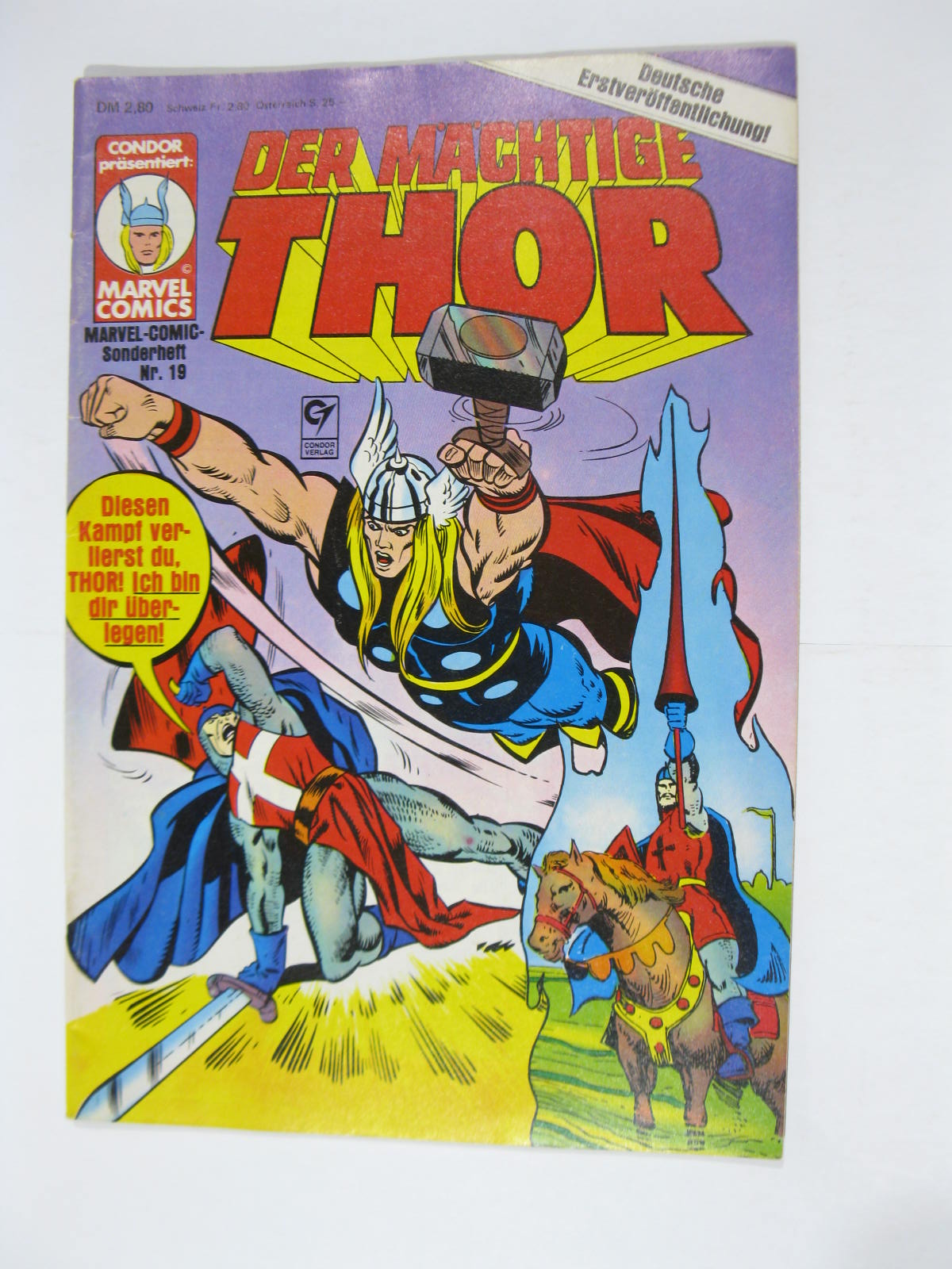 Marvel Comic Sonderheft Nr. 19  Condor Verlag im Z. (1/1-2). 118007