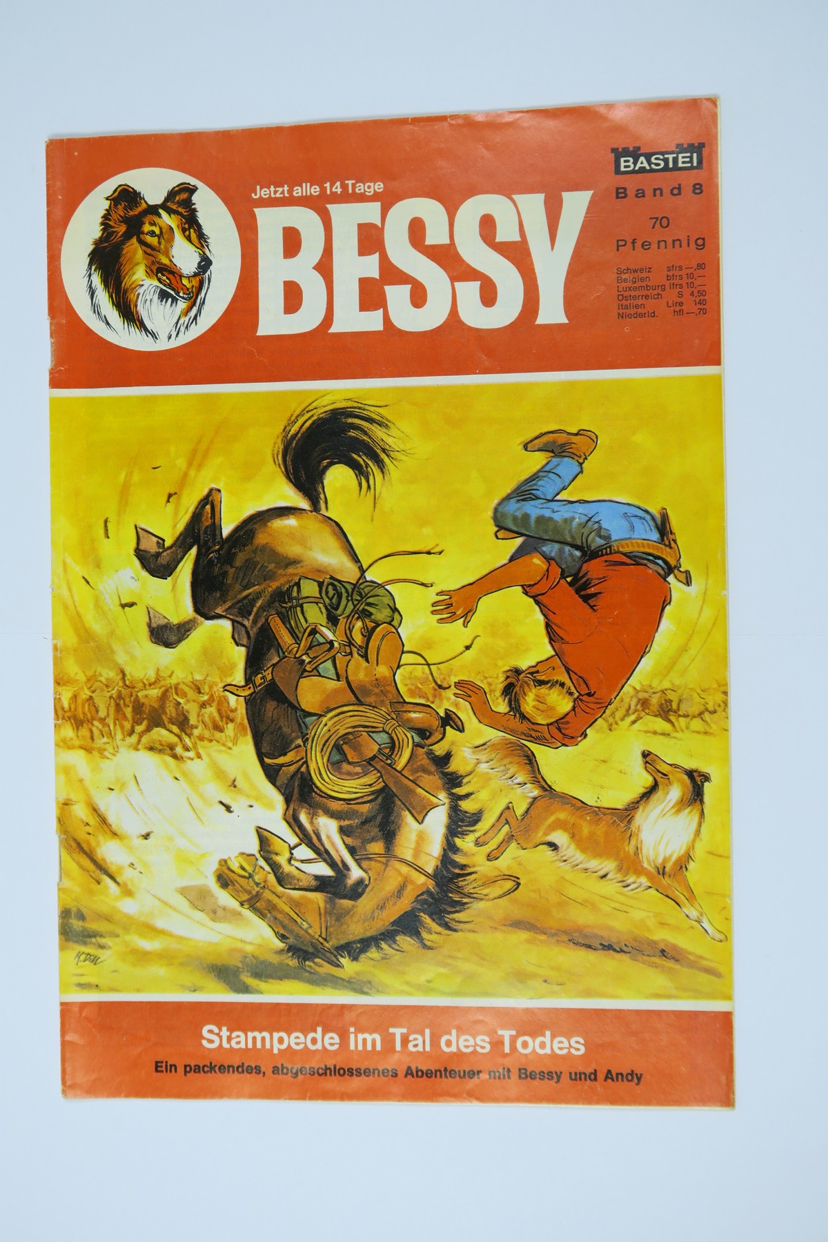 Bessy Comic-Heft Nr. 8 Bastei im Zustand (2 St). 141691 Bessy Comic-Heft Nr. 8 Bastei im Zustand (2 St). 141691