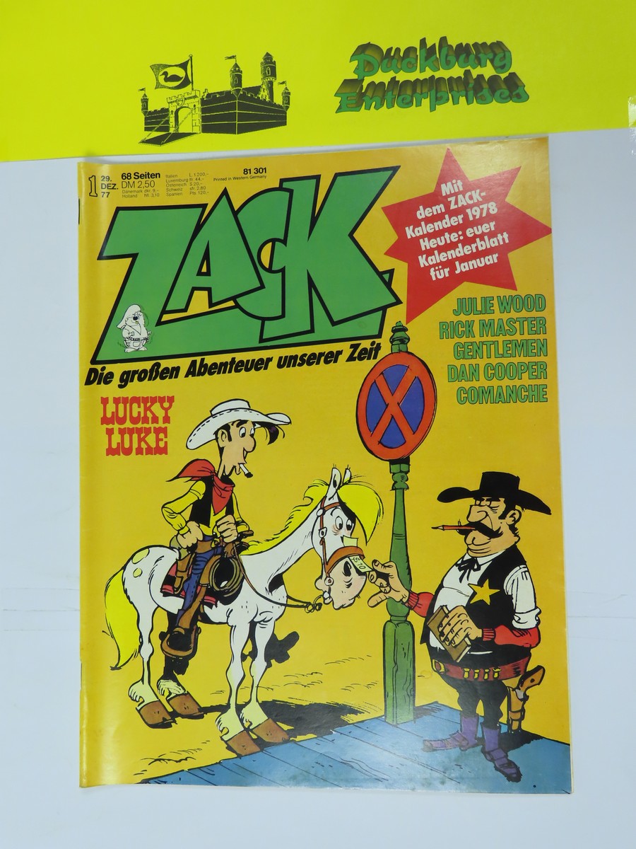 ZACK Comic Nr. 78/ 1 Koralle Vlg. im Zustand (1-2/2). 151669 ZACK Comic Nr. 78/ 1 Koralle Vlg. im Zustand (1-2/2). 151669