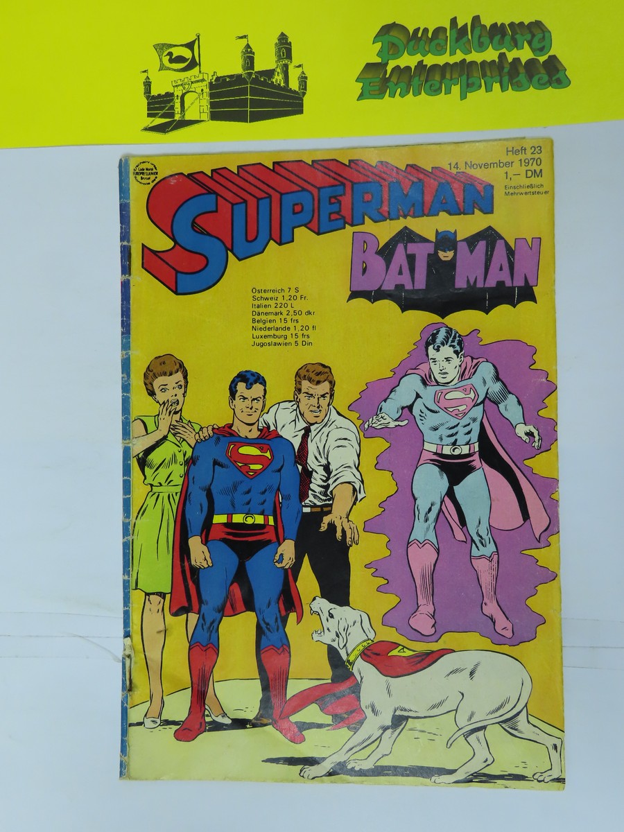 Superman Comic 1970/23 Ehapa im Zustand (3-4). 158131 Superman Comic 1970/23 Ehapa im Zustand (3-4). 158131