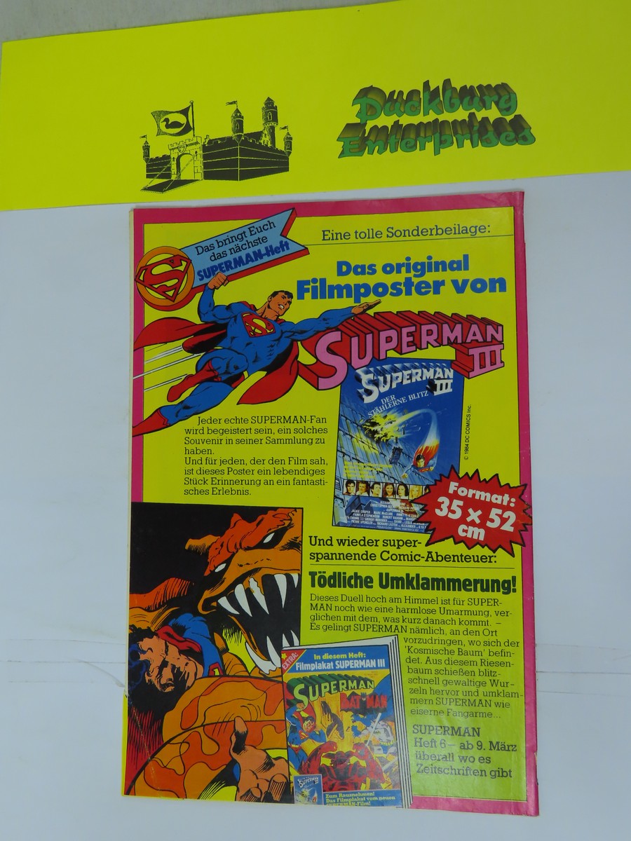 Superman Comic mit BEILAGE 1984/ 5 Ehapa im Zustand (1-2). 158241