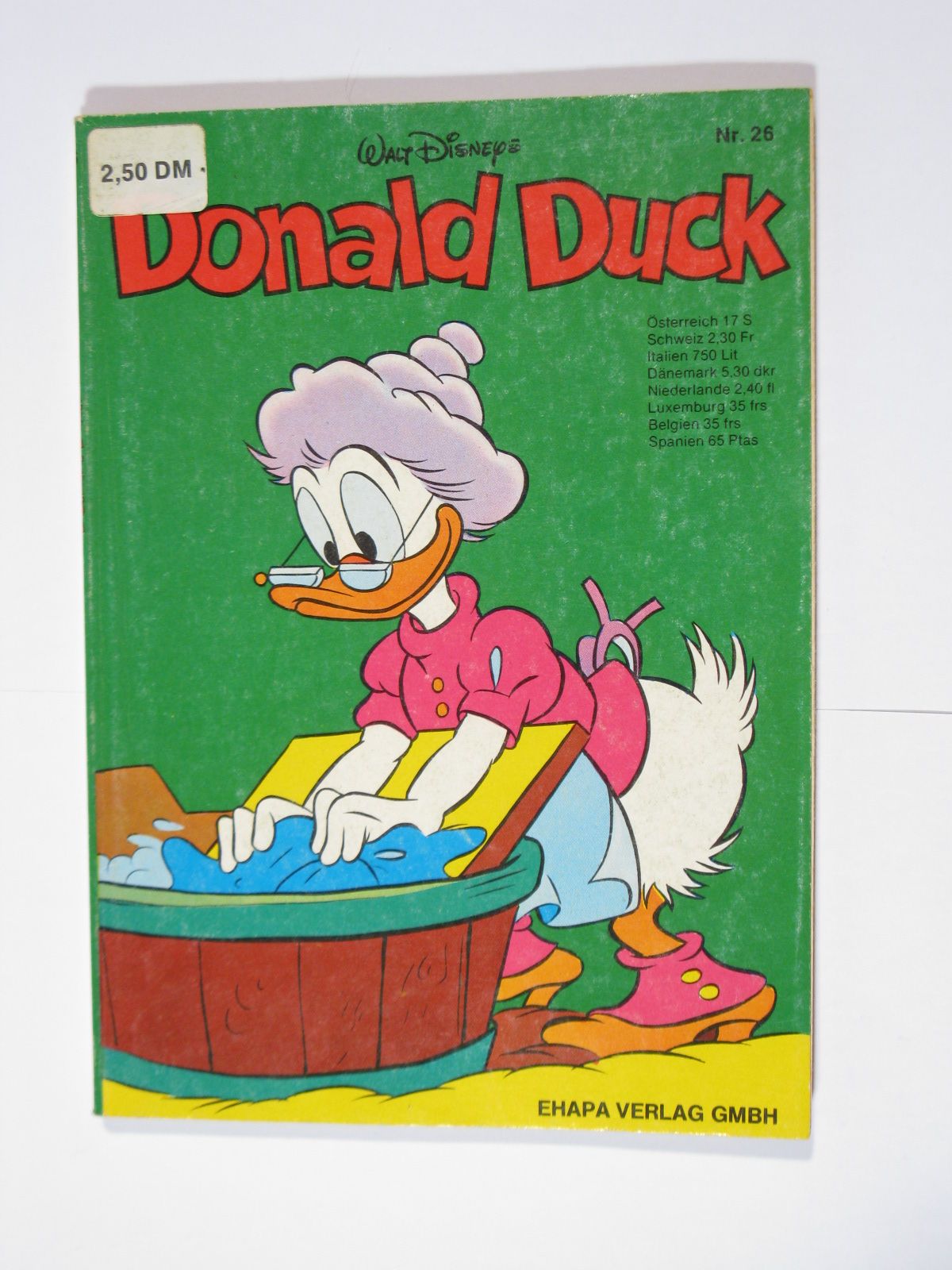 Donald Duck Taschenbuch Nr. 26 ERSTAUFLAGE Ehapa im Zustand (1/1-2). 85563 Donald Duck Taschenbuch Nr. 26 ERSTAUFLAGE Ehapa im Zustand (1/1-2). 85563