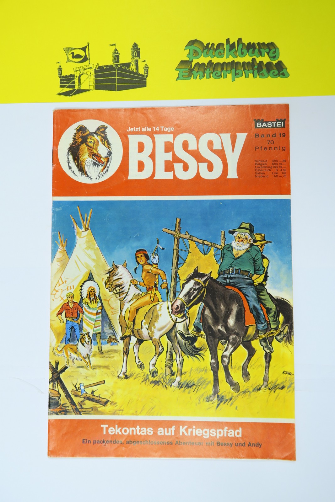 Bessy Comic-Heft Nr. 19 Bastei im Zustand (1-2/2). 150745 Bessy Comic-Heft Nr. 19 Bastei im Zustand (1-2/2). 150745