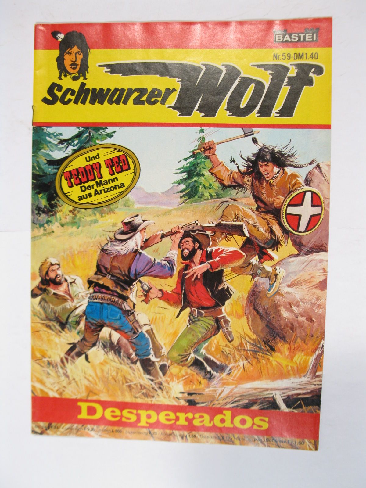 Schwarzer Wolf Nr. 59 Bastei im Zustand (0-1/1). 86049 Schwarzer Wolf Nr. 59 Bastei im Zustand (0-1/1). 86049