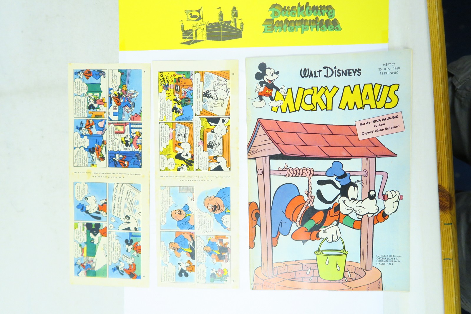 Micky Maus 1960/ 26 vom 25.6.60 Ehapa im Zustand (1-2). 162769 Micky Maus 1960/ 26 vom 25.6.60 Ehapa im Zustand (1-2). 162769