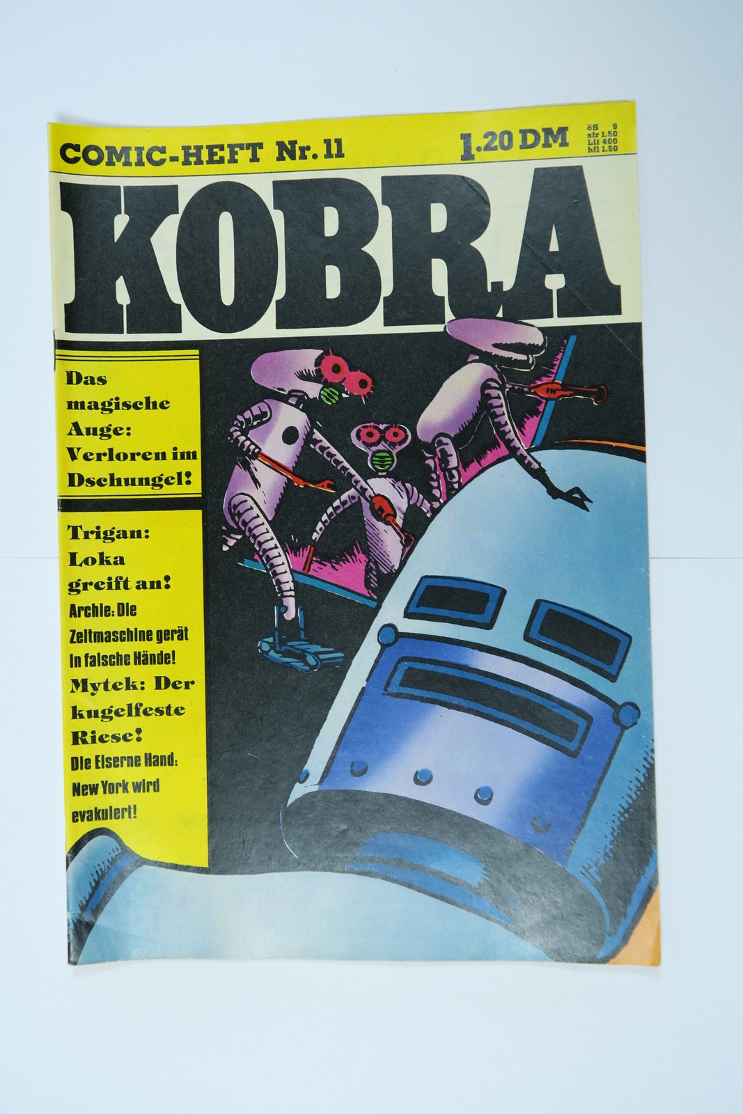 Kobra Comic 1975/11  Gevacur im Zustand (1-2). 145439