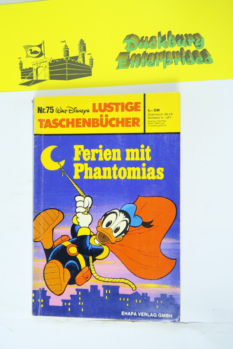 Donald Duck Lustiges Taschenbuch LTB Nr. 75 ERSTAUFLAGE Ehapa (2). 153867 Donald Duck Lustiges Taschenbuch LTB Nr. 75 ERSTAUFLAGE Ehapa (2). 153867