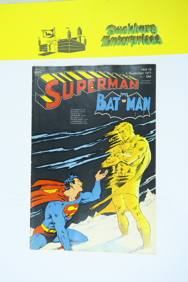 Superman Comic 1971/18 Ehapa im Zustand (1-2). 162285 Superman Comic 1971/18 Ehapa im Zustand (1-2). 162285