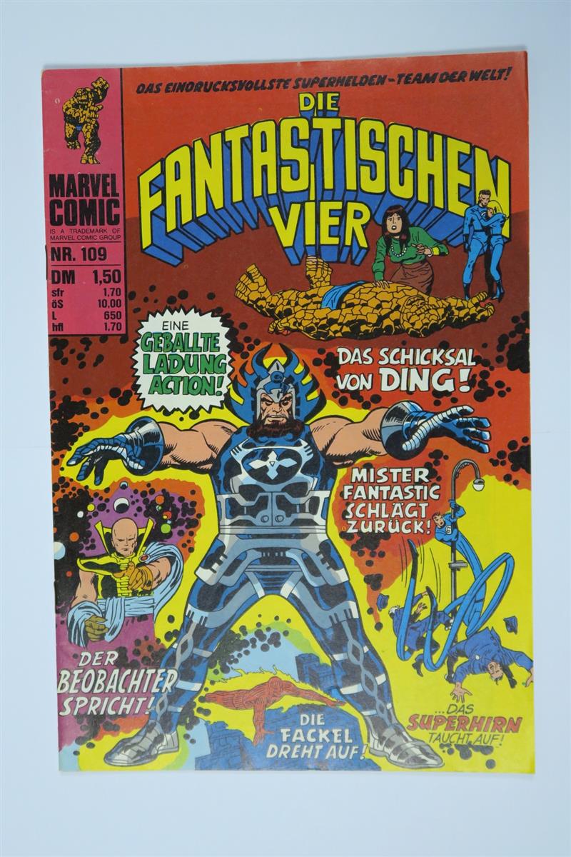 Fantastische Vier Nr. 109 Marvel Williams im Zustand (1/1-2). 142393 Fantastische Vier Nr. 109 Marvel Williams im Zustand (1/1-2). 142393