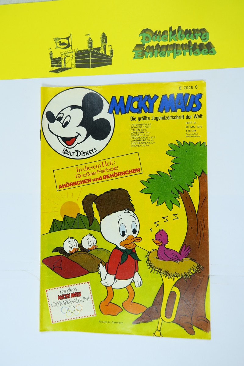Micky Maus 1972/21 vom 20.5.72  Ehapa im Zustand (1-2). 146971 Micky Maus 1972/21 vom 20.5.72  Ehapa im Zustand (1-2). 146971