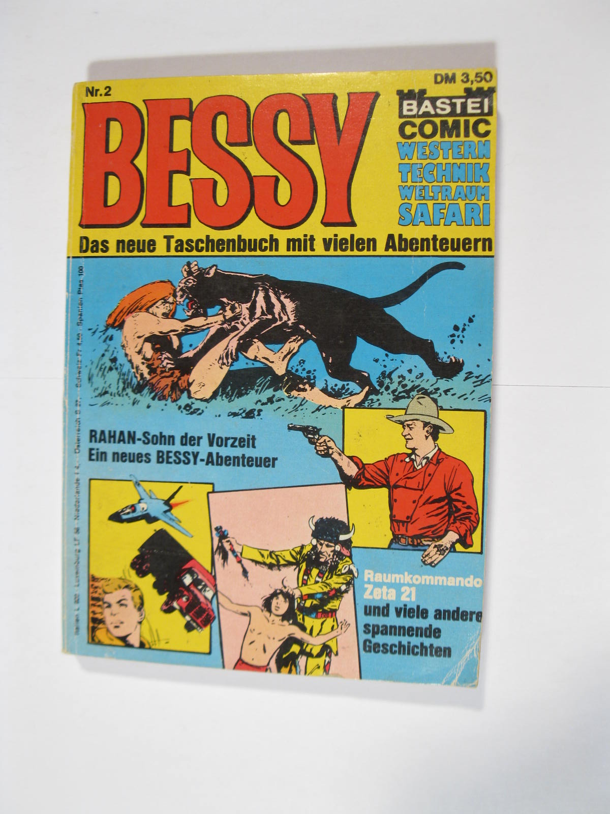 Bessy Taschenbuch 196 Seiten Nr. 2 Bastei im Zustand (2). 100259 Bessy Taschenbuch 196 Seiten Nr. 2 Bastei im Zustand (2). 100259